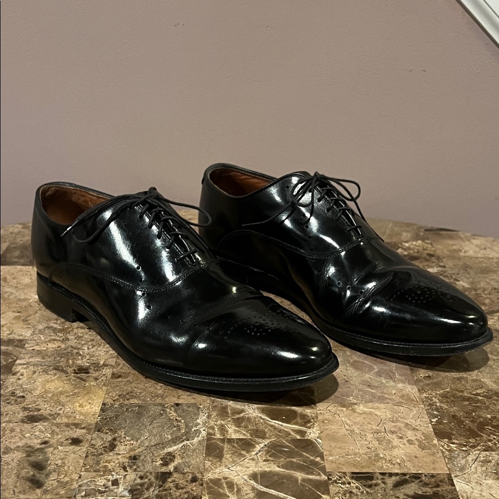 Allen Edmonds Black Oxford Dress Shoes